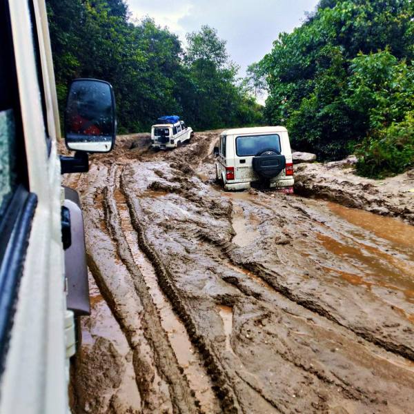 Muddy road